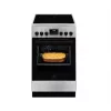 Ελεύθερη κουζίνα Electrolux LKR540266X — εστία υαλοκεραμική 4 ζωνών, ηλεκτρικός φούρνος 57 l, ανοξείδωτο ατσάλι, ενεργειακή κλάση A, 50 cm