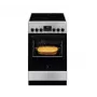 Ελεύθερη κουζίνα Electrolux LKR540266X — εστία υαλοκεραμική 4 ζωνών, ηλεκτρικός φούρνος 57 l, ανοξείδωτο ατσάλι, ενεργειακή κλάση A, 50 cm