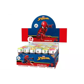 Φυσαλίδες σαπουνιού 60 ml Spiderman display 36 τεμ.