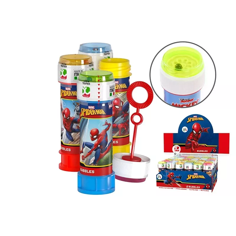 Φυσαλίδες σαπουνιού 60 ml Spiderman display 36 τεμ.