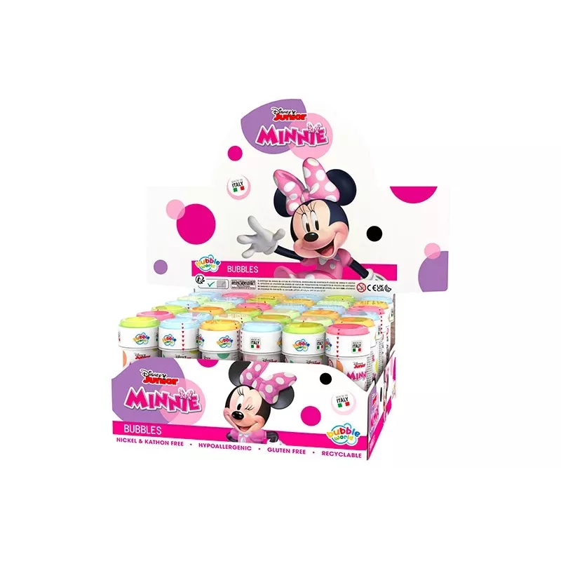 Φυσαλίδες σαπουνιού 60 ml Minnie display 36 τεμ.