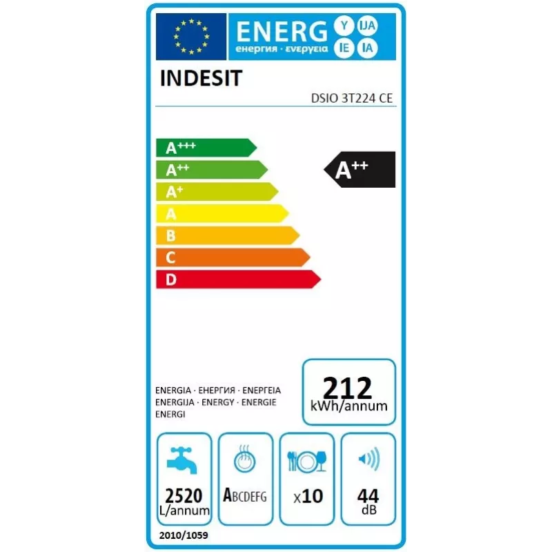 Πλυντήριο πιάτων DSIO3T224CEID
