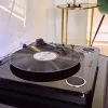 Πικάπ με ιμάντα Energy Sistem BlackSpin μαύρο διαφανές 33 45 78 U/min