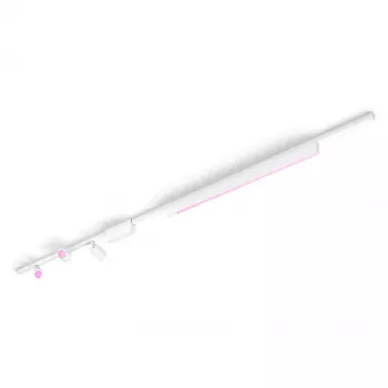 Κιτ έξυπνου φωτισμού οροφής Philips Hue Perifo ευθύ (3 ρυθμιζόμενα spot, 1 φωτεινή μπάρα) Bluetooth, λευκό, 220–240 V, λαμπτήρες 24-V