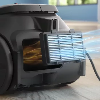 Ηλεκτρική σκούπα δαπέδου Philips 2000 series XD2152/12 — 850 W, 3 L σακούλα, φίλτρο HEPA, στεγνός καθαρισμός