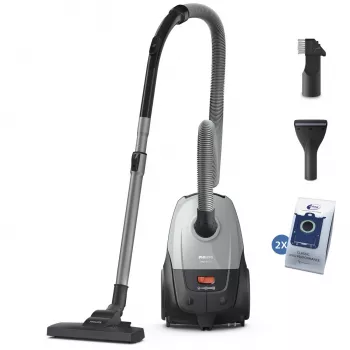 Ηλεκτρική σκούπα δαπέδου Philips XD2142/12 — 850 W, 3 L σακούλα, φίλτρο HEPA, στεγνός καθαρισμός