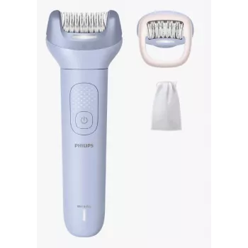 Αποτριχωτική συσκευή Philips 8000 Series BRE708/00 — ασύρματη υγρή & στεγνή, 32 τσιμπιδάκια, 2 ταχύτητες, μπλε