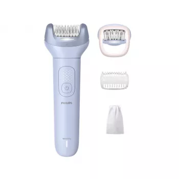 Αποτριχωτική συσκευή Philips 8000 Series BRE708/00 — ασύρματη υγρή & στεγνή, 32 τσιμπιδάκια, 2 ταχύτητες, μπλε
