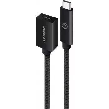 ALOGIC - Καλώδιο USB - USB-C (Θ) σε USB-C (Α) - USB 3.1 Gen 2 - 50 cm - Μαύρο (MU31CC-EXT-050BLK)