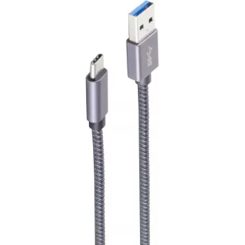 Καλώδιο USB ShiverPeaks Basic-S USB 3.2 Gen 2 2m USB A USB C Γκρι