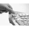 Κάλυμμα πληκτρολογίου Cherry Wetex για G84-5500, 89 πλήκτρα, 0,25 mm, διαφανές
