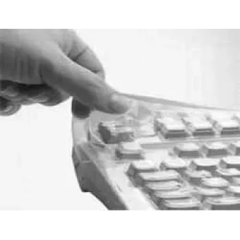 Κάλυμμα πληκτρολογίου Cherry Wetex για G84-5500, 89 πλήκτρα, 0,25 mm, διαφανές