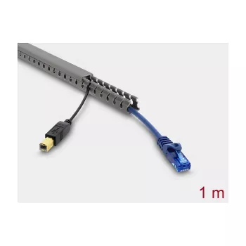 Κανάλι καλωδίων DELOCK 22025 16 x 16 mm, μήκος 1 m, γκρι