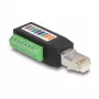 Βύσμα RJ45 DeLOCK Cat.5e σε αντάπτορα κλέμας 90° γωνιακό