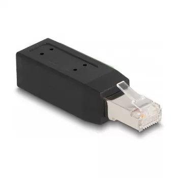 Βύσμα RJ45 DeLOCK Cat.5e σε αντάπτορα κλέμας 90° γωνιακό