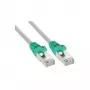 Καλώδιο patch crossover InLine Cat5e SF/UTP (S-FTP) RJ-45–RJ-45 0,25 m, γκρι