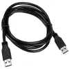 Καλώδιο USB 3.2 Gen.1 Type-A αρσενικό / A αρσενικό InLine 35215 μαύρο 1,5 m