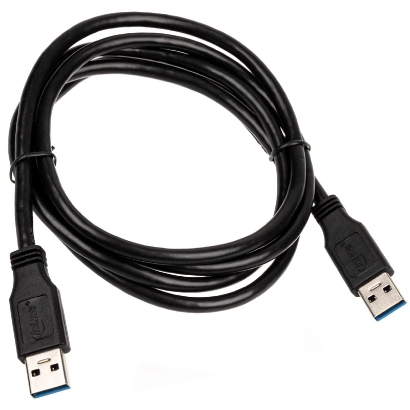 Καλώδιο USB 3.2 Gen.1 Type-A αρσενικό / A αρσενικό InLine 35215 μαύρο 1,5 m