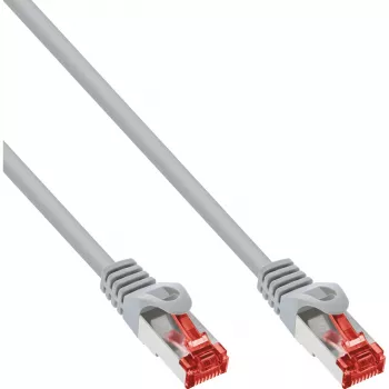 InLine B-76905 Bulk Pack S/FTP PiMF Cat.6 καλώδιο patch χωρίς αλογόνα, γκρι, 5 m, 25 τεμ.