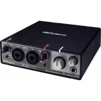 Roland Rubix22 - Desktop - μαύρο - USB - 24-bit/192kHz - 44.1,48,96,192 kHz - USB (417431A99)