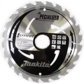 Makita Spezial EFFICUT - δίσκος πριονιού - για ξύλο - 185 mm - 24 δόντια (E-08682)