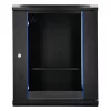 Extralink Lite 12U 530X400 ΕΠΙΤΟΙΧΙΟ Rack cabinet Μαύρο Με ράφι