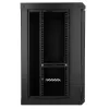 Extralink Lite 12U 530X400 ΕΠΙΤΟΙΧΙΟ Rack cabinet Μαύρο Με ράφι