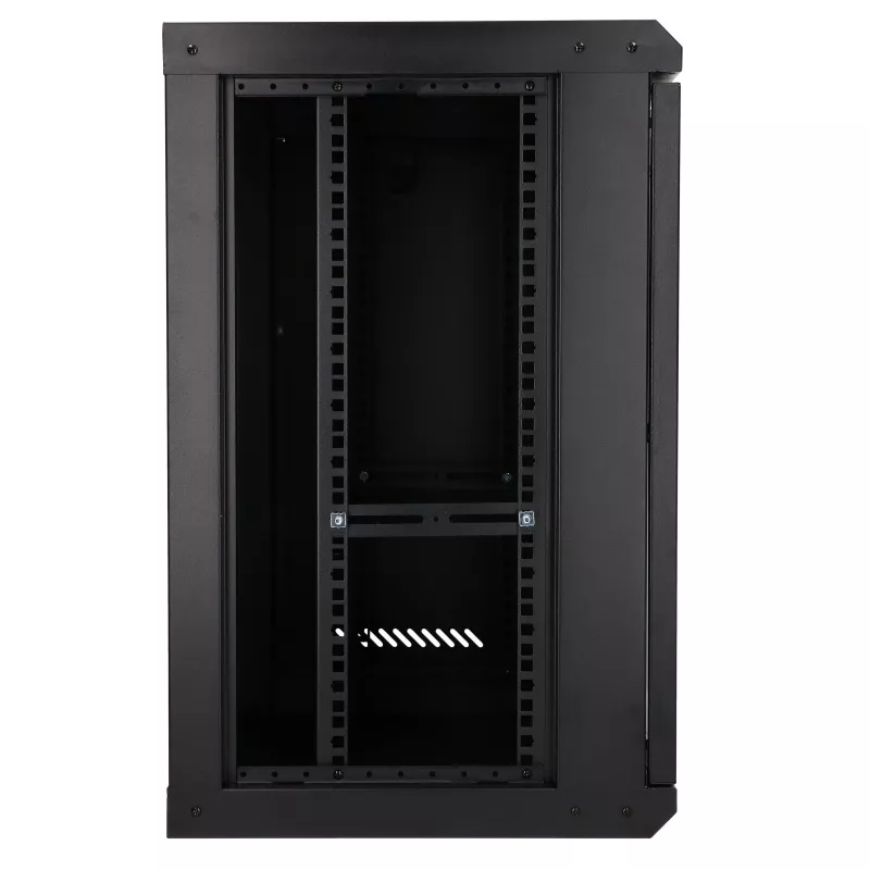 Extralink Lite 12U 530X400 ΕΠΙΤΟΙΧΙΟ Rack cabinet Μαύρο Με ράφι