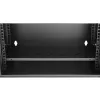 Extralink Lite 12U 530X400 ΕΠΙΤΟΙΧΙΟ Rack cabinet Μαύρο Με ράφι
