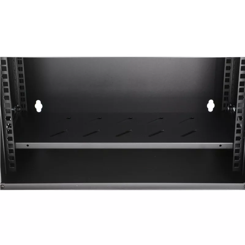 Extralink Lite 12U 530X400 ΕΠΙΤΟΙΧΙΟ Rack cabinet Μαύρο Με ράφι