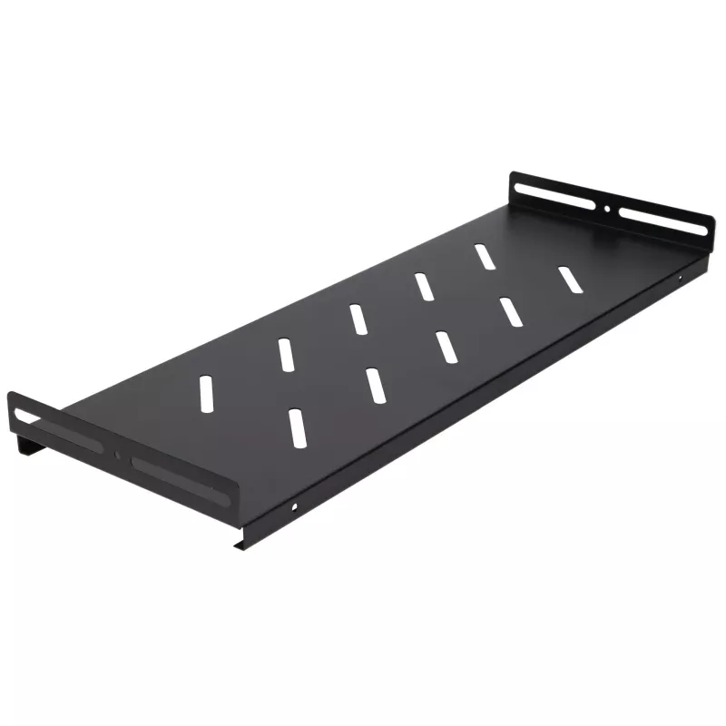 Extralink Lite 12U 530X400 ΕΠΙΤΟΙΧΙΟ Rack cabinet Μαύρο Με ράφι