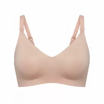 Momcozy Σουτιέν θηλασμού YN21 (XL) από Momcozy – χωρίς ραφές, μπεζ, XL Σουτιέν θηλασμού
