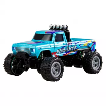 RC Monster Truck Amewi DieCast 1:64 RTR Blue – Diecast κλίμακα 1:64, έτοιμο για οδήγηση