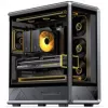 Jonsbo D401 Κουτί Υπολογιστή, Midi Tower, ATX, Tempered Glass – μαύρο