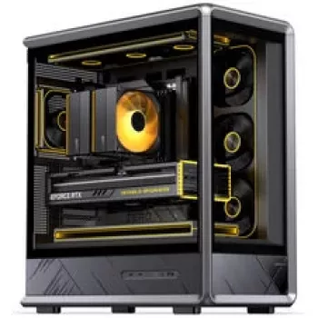 Jonsbo D401 Κουτί Υπολογιστή, Midi Tower, ATX, Tempered Glass – μαύρο