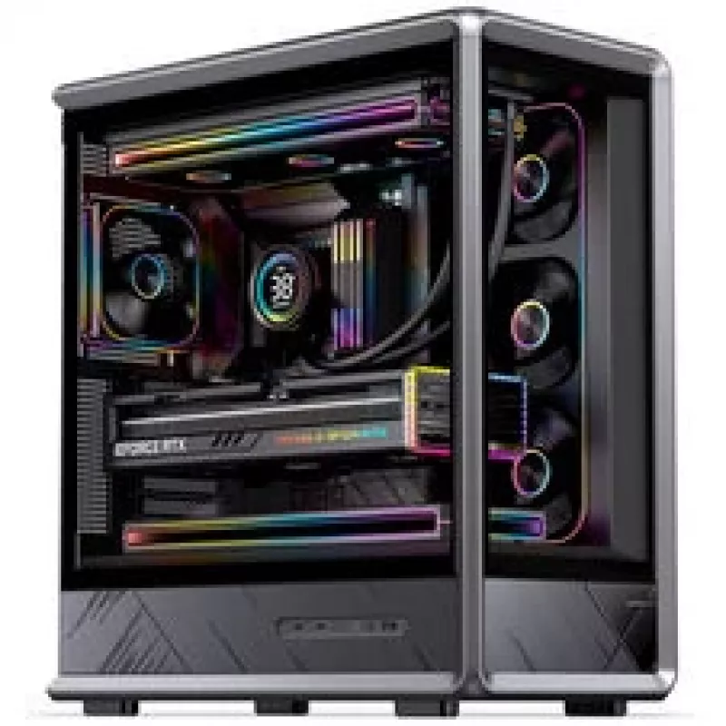 Jonsbo D401 Κουτί Υπολογιστή, Midi Tower, ATX, Tempered Glass – μαύρο