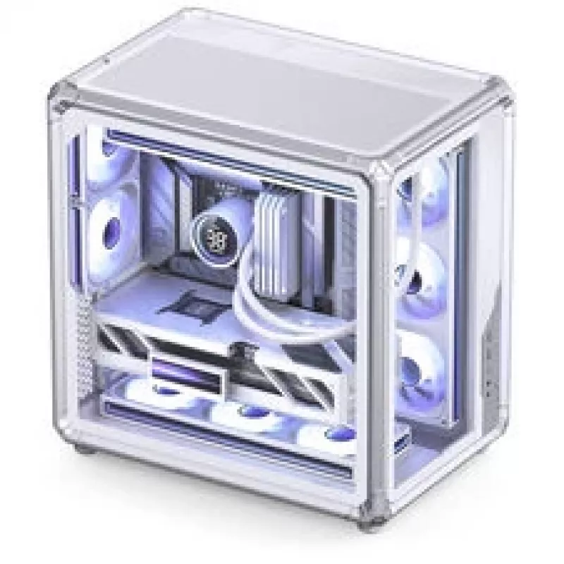 Jonsbo X400 Κουτί Υπολογιστή, Midi Tower, ATX, Tempered Glass – λευκό