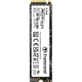 Transcend MTE712A - SSD - κρυπτογραφημένο - 512 GB - Εσωτερικό - M.2 2280 (διπλής όψης) - PCIe 4.0 x4 (NVMe) - 256-bit AES - Self-Encrypting Drive (SED), TCG Opal Encryption 2.0 (TS512