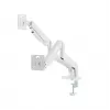 Βάση Οθόνης GEMBIRD MA-DA2-06-W για οθόνες 17–32 ιντσών, στήριξη με κλιπ τραπεζιού/ράγας, λευκό