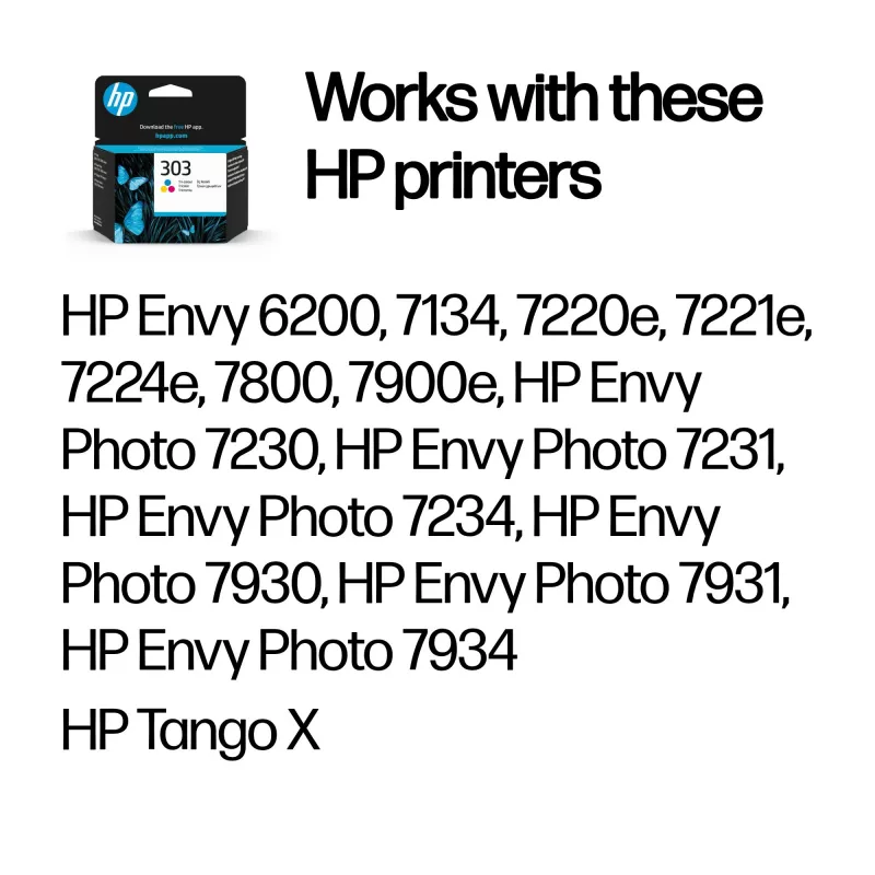 HP 303 τρίχρωμο γνήσιο μελανοδοχείο