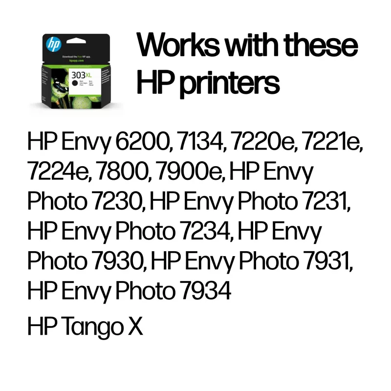 HP 303XL High Yield μαύρο γνήσιο μελανοδοχείο