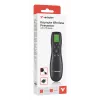 Verbatim Keynote ασύρματος παρουσιαστής με οθόνη LCD, RF, USB, 30 m, μαύρο