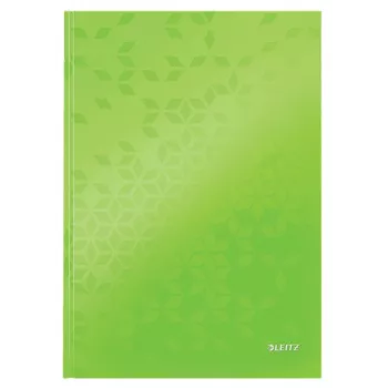 Leitz σημειωματάριο WOW A4 με γραμμές με Hardcover 90g/80 φύλλα, μοτίβο, πράσινο, A4, 80 φύλλα, 80 g/m², χαρτί με γραμμές