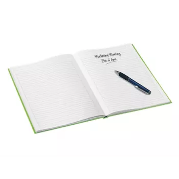 Leitz σημειωματάριο WOW A4 με γραμμές με Hardcover 90g/80 φύλλα, μοτίβο, πράσινο, A4, 80 φύλλα, 80 g/m², χαρτί με γραμμές