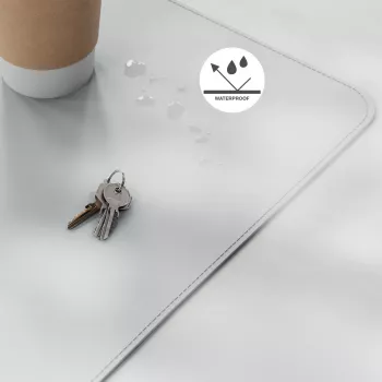 Leitz Large Desk Mat, γκρι, πολυβινυλοχλωρίδιο (PVC), 400 mm, 800 mm, 2 mm, 350 g