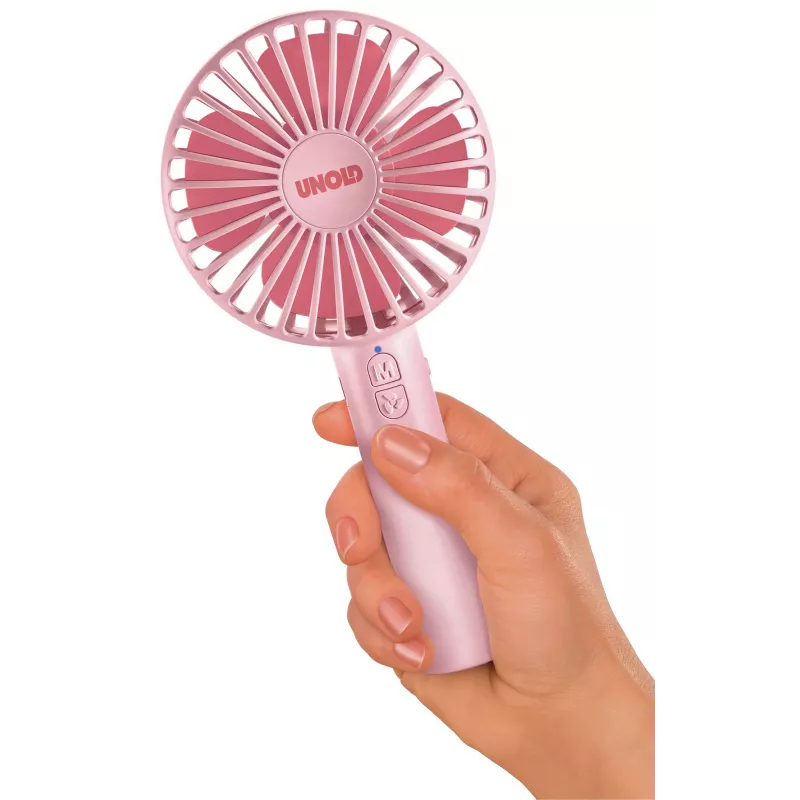 Unold Breezy 86614 Ανεμιστήρας χειρός, ροζ