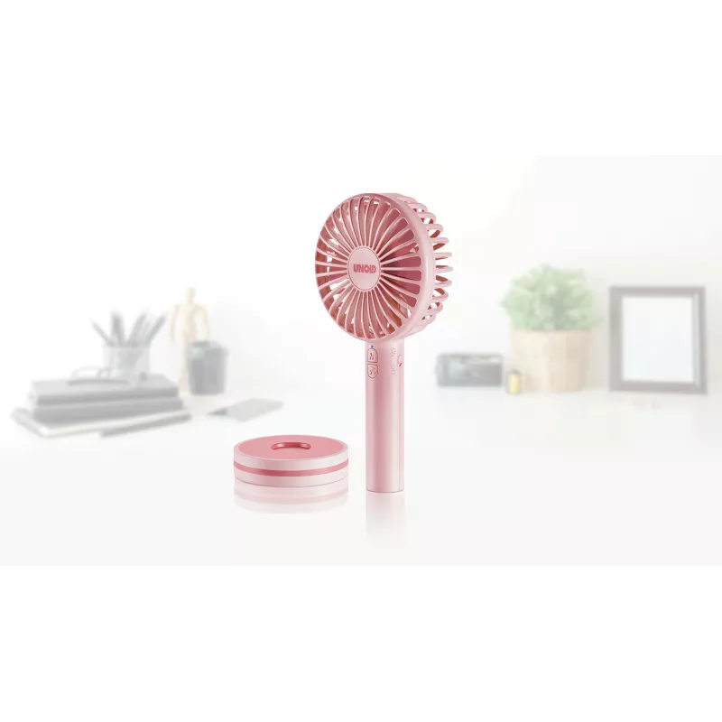 Unold Breezy 86614 Ανεμιστήρας χειρός, ροζ