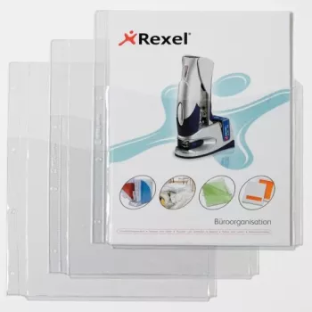 Rexel Θήκες Extraklasse με μπροστινό κάλυμμα, 210 x 297 mm (A4), Διαφανής, Πολυβινυλοχλωρίδιο, 0,18 mm, 220 mm, 318 mm