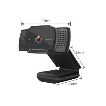Conceptronic AMDIS 2K Super HD Webcam αυτόματης εστίασης με μικρόφωνο