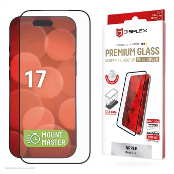 Displex Premium Μεμβράνη προστασίας οθόνης (Πλήρης κάλυψη, 10H) για Apple iPhone 17, Πλήρης κάλυψη
